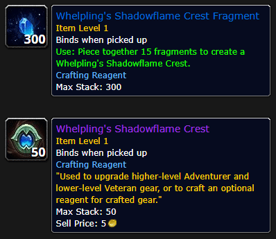 Whelpling's Shadowflame Crests Currency